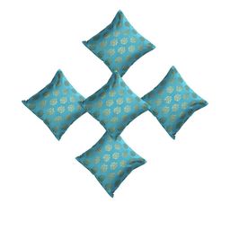 pink parrot Pinkparot Artsilk 12x12 inch cushion cover set of 5 pcs-picture-7