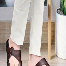ZIRSQ Men Brown Synthetic Leather Sandals-image-102
