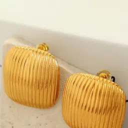 MEENAZ Square Studs Earrings-12