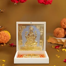 HOUSE OF WEMY Red & White Goddess Lakshmi Religious Foot Prints-image-97