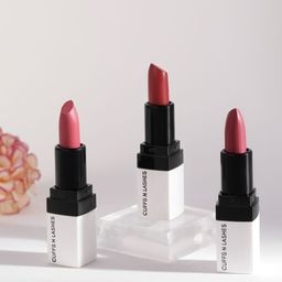 CUFFS N LASHES Set of 3 Doodle Lips Creamy Matte Bullet Lipsticks - 2g Each-image-12