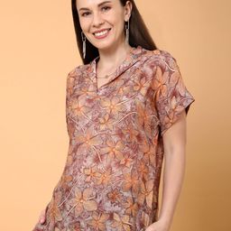 Tamiska By Narendra Kumar Women Floral Print Top-image-17