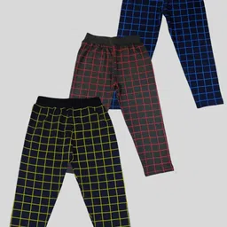 Seyor Girls Pack of 3 Checked Trousers-image-17