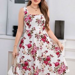 CORSICA Floral Print PU Coated Sheath Mini Dress-image-82