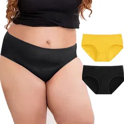 Diving Deep Women Pack of 2 Assorted Hipster Briefs-13