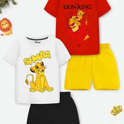 Disney By Miss and Chief Boys Printed T-shirt with Shorts-image-15
