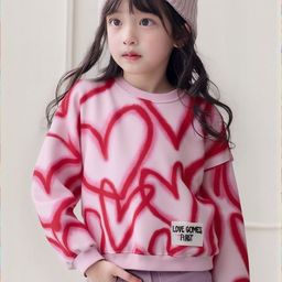 Moda Rapido Girls Printed Sweatshirt-picture-40
