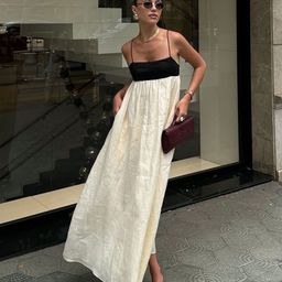 Alamode By Akanksha Women Ivory Milla Summer Holiday Midi Dress-image-32