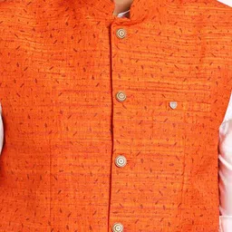 Turtle Printed Nehru Jacket image 2