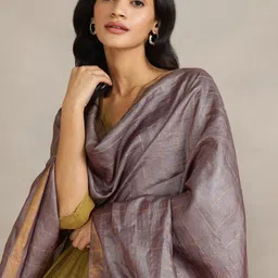 Fabindia Checked Woven Design Dupatta-picture-17