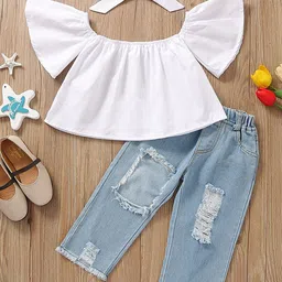 LULU & SKY Girls Top with Trousers-picture-1
