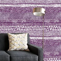 ArtzFolio Printed UV-Resistant Anti-Bacterial Stripes Pattern Peel & Stick Wallpaper-image-88