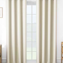 Story@home Cream-Coloured & White Set of 2 Room Darkening Door Curtain-22
