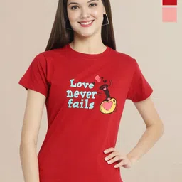Metronaut Women Set of 3 Printed T-shirts-image-35