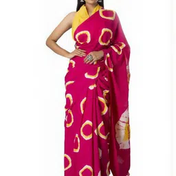 Lovwear Pink Pure Cotton Sarees-picture-30