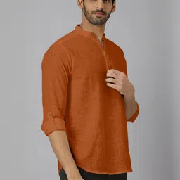 Fifth U Men Brown Kurta-picture-56