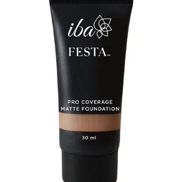 Iba Festa Pro Coverage Matte Foundation With Vitamin E - 30 ml - Light Beige 02 image 2