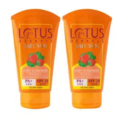 Lotus Herbals Safe Sun Set Of 2 Daily Sunscreen SPF20 PA+ - 100g Each-0