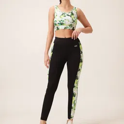 Clovia High Rise Active Tights & Sports Bra Tracksuits-image-17