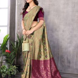 vj fashion Woven Design Zari Banarasi Saree-picture-27