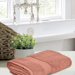 Home Fresh Red 1 Cotton 600 GSM Bath Towel-image-38