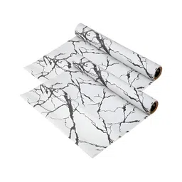 Aura Grey & White 2 Pieces Water Resistant Shelf Liner Organisers-picture-7