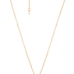 MINUTIAE Brass Rose Gold-Plated Handcrafted Necklace-14