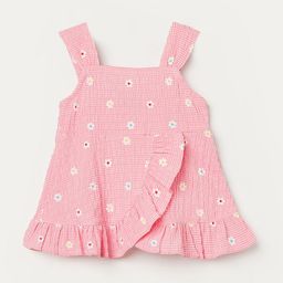 Juniors by Girls Lifestyle Checked Cotton Top-image-95