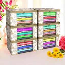 Kuber Industries White Set of 6 Regular Drawer Organiser Organisers image 2