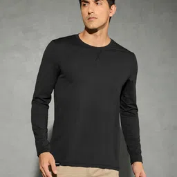 Technosport Round Neck Antimicrobial Slim Fit T-shirt With Cotflex Technology-image-76