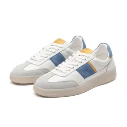 RARE RABBIT SIRIUS Men Round Toe Striped Sneakers-image-65