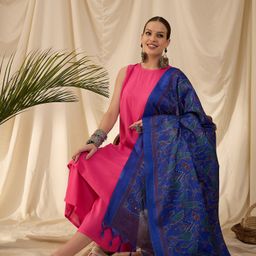InWeave Women Regular Kurta with Palazzos & With Dupatta-49