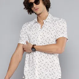 Flying Machine Slim Fit Tropical Printed Casual Shirt-picture-5