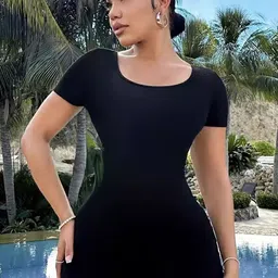 StyleCast x Revolte Round Neck Short Sleeve Playsuit-picture-20