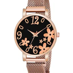 CSAMON Women Dial & Straps Watch C36RG R3BLK RG M-image-7