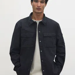 H&M Regular Fit Utility Overshirt-image-8