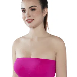 PLUMBURY Women Full Coverage Non-Padded and Non-Wired Bandeau Bra image 2