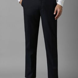 Louis Philippe Men Solid Slim Fit Trouser-image-99