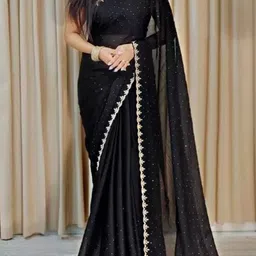 KALINI Embellished Beads and Stones Pure Georgette Saree-image-98