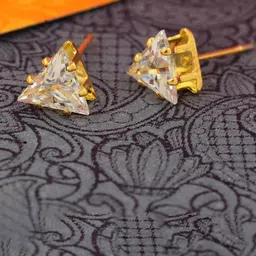 MEMOIR Gold-Plated Contemporary Studs-image-86