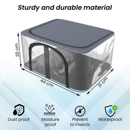 Kuber Industries Grey Set of 6 Regular Drawer Organiser Organisers image 2