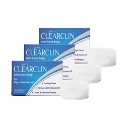 WestCoast Set Of 3 Clearclin Anti Acne Soap - 75g Each-20