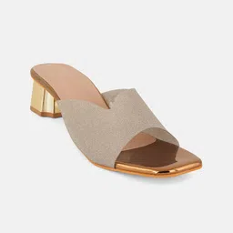 Rubeezz Women Party Block Heel Sandals-image-39