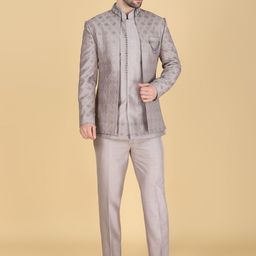 Denis Parkar Embroidered Sherwani Set-image-20