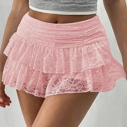StyleCast Women Self-Designed Flared Mini Skirts-picture-47