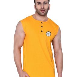 Blisstone Men Solid Henley Neck Slim Fit T-shirt-picture-43