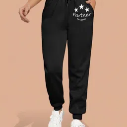 SAAHASAM Women Printed Relaxed Loose Fit Joggers Trousers-picture-13