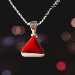 GenZcomplex Silver-Plated Triangular Pendants-9