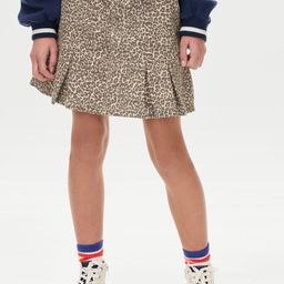 Marks & Spencer Girls Leopard Printed Denim Skirt-image-33