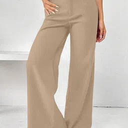 RAJOVATI Women Loose Fit Pleated Trousers-picture-30